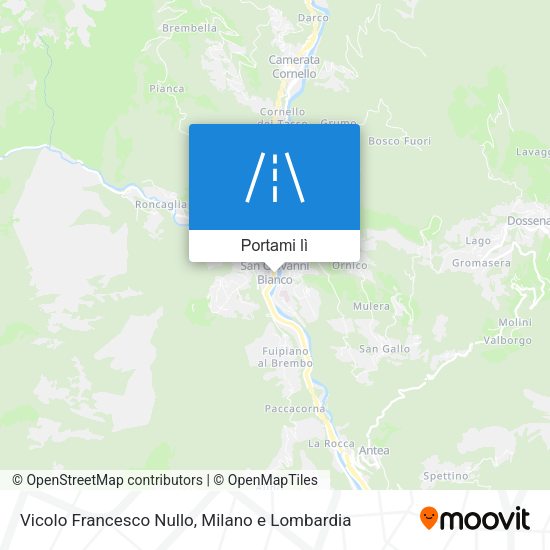 Mappa Vicolo Francesco Nullo