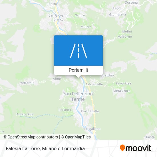 Mappa Falesia La Torre