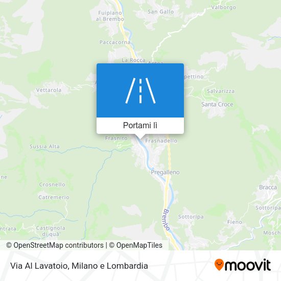 Mappa Via Al Lavatoio