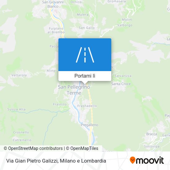 Mappa Via Gian Pietro Galizzi
