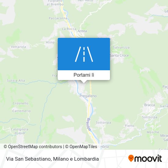 Mappa Via San Sebastiano