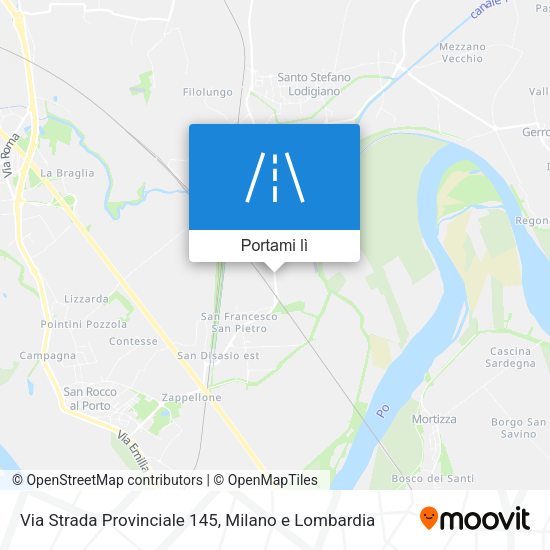 Mappa Via Strada Provinciale 145