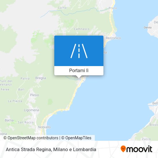 Mappa Antica Strada Regina