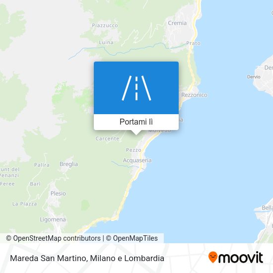 Mappa Mareda San Martino
