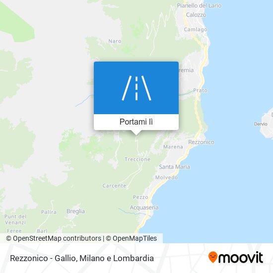 Mappa Rezzonico - Gallio