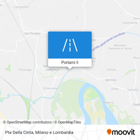 Mappa Pte Della Cinta