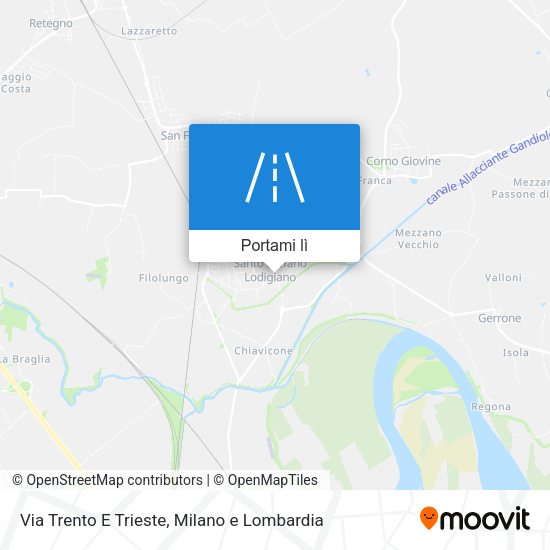 Mappa Via Trento E Trieste