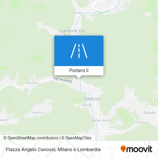 Mappa Piazza Angelo Canossi