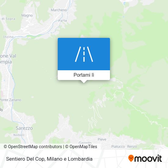 Mappa Sentiero Del Cop