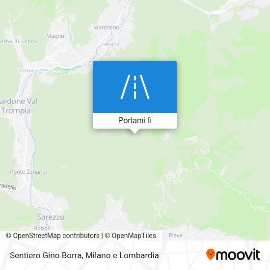 Mappa Sentiero Gino Borra
