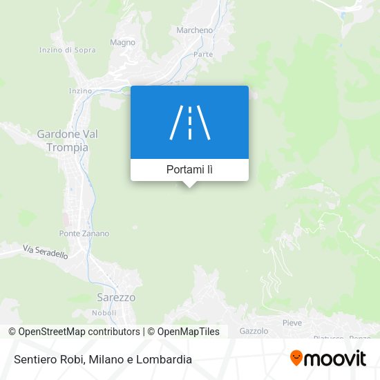 Mappa Sentiero Robi