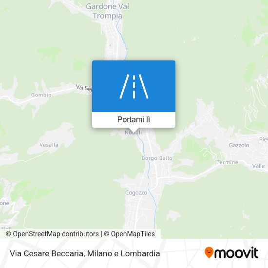 Mappa Via Cesare Beccaria