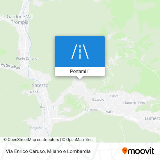 Mappa Via Enrico Caruso
