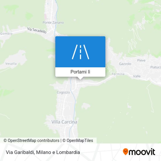 Mappa Via Garibaldi