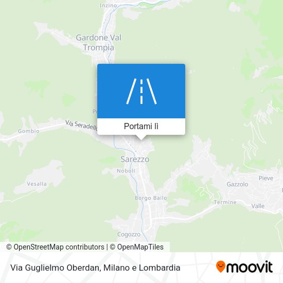 Mappa Via Guglielmo Oberdan