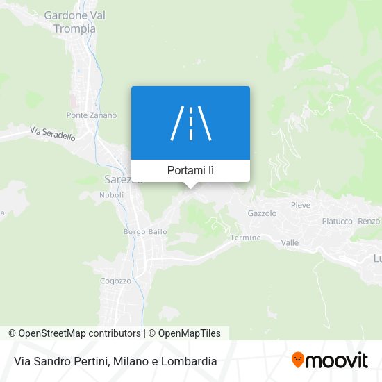 Mappa Via Sandro Pertini