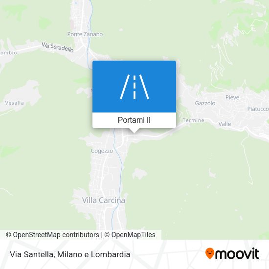 Mappa Via Santella