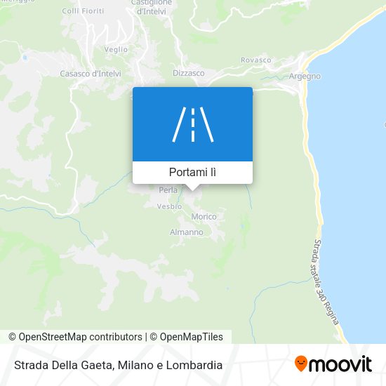Mappa Strada Della Gaeta