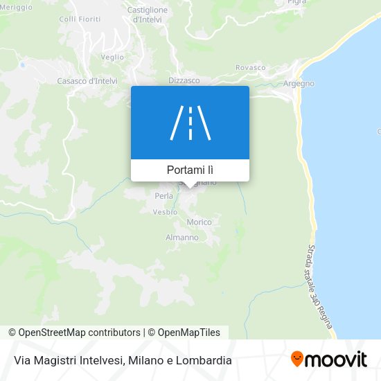 Mappa Via Magistri Intelvesi