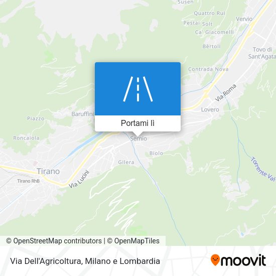 Mappa Via Dell'Agricoltura