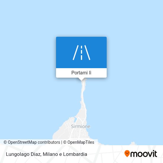 Mappa Lungolago Diaz