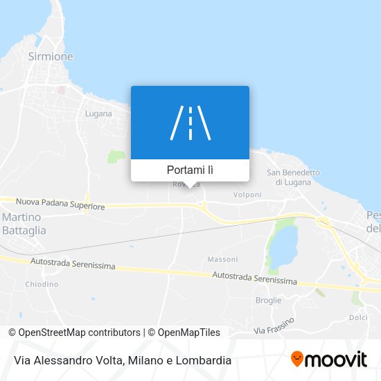 Mappa Via Alessandro Volta