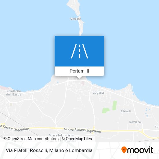 Mappa Via Fratelli Rosselli