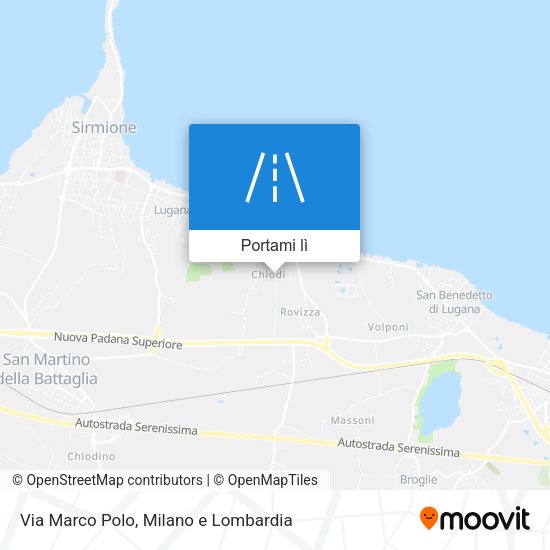 Mappa Via Marco Polo