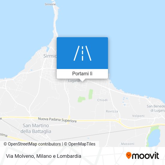 Mappa Via Molveno