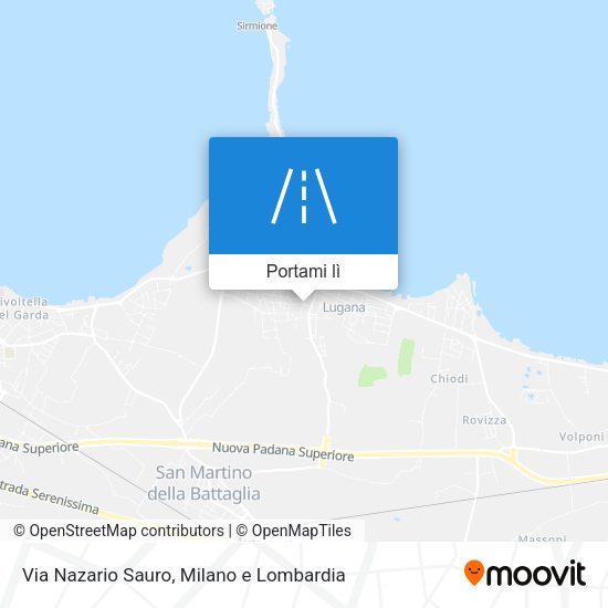 Mappa Via Nazario Sauro