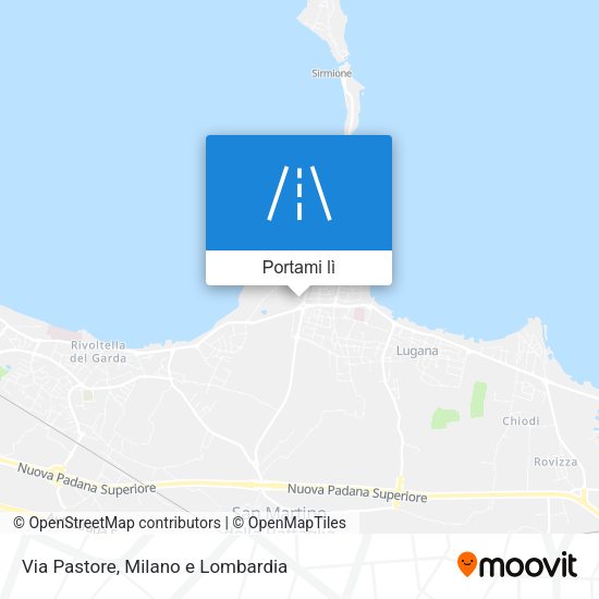 Mappa Via Pastore