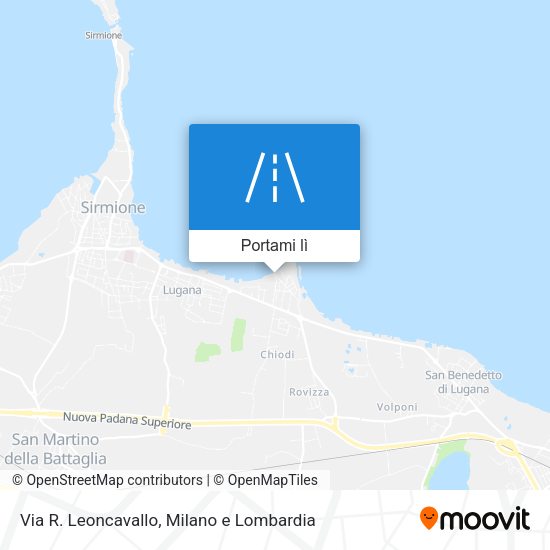 Mappa Via R. Leoncavallo