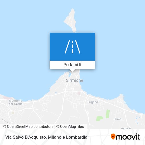 Mappa Via Salvo D'Acquisto