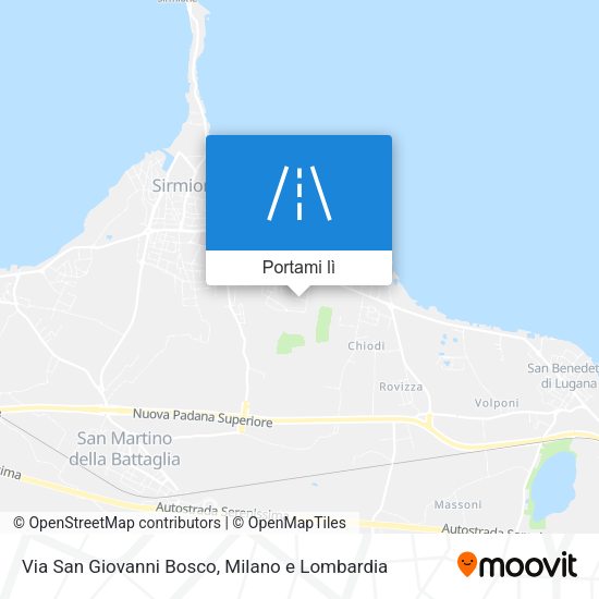 Mappa Via San Giovanni Bosco