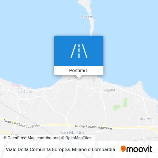 Mappa Viale Della Comunità Europea
