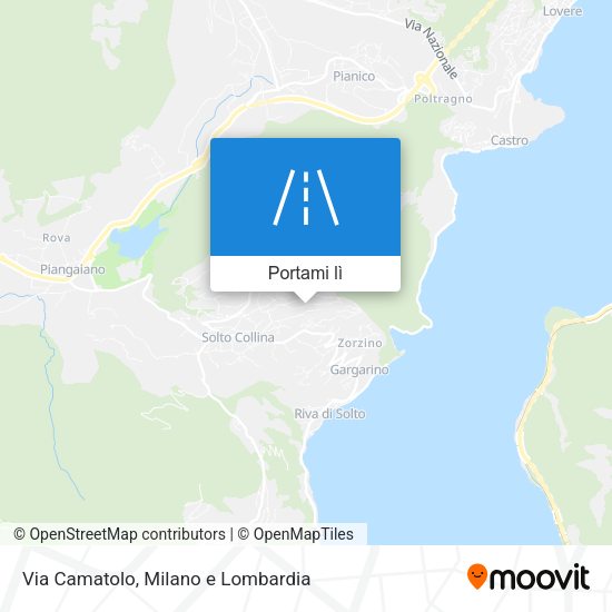 Mappa Via Camatolo