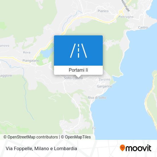Mappa Via Foppelle