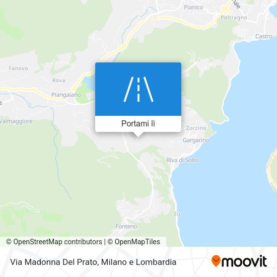 Mappa Via Madonna Del Prato