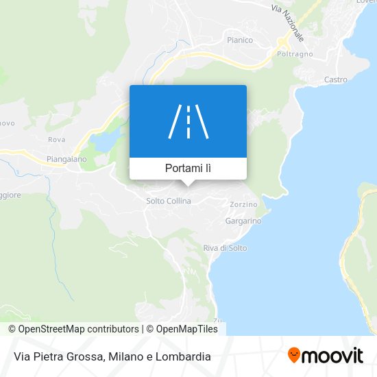 Mappa Via Pietra Grossa