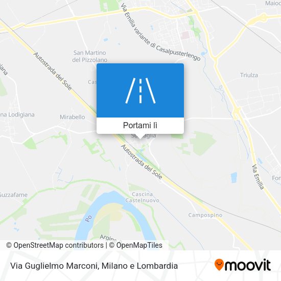 Mappa Via Guglielmo Marconi
