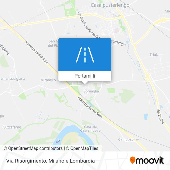 Mappa Via Risorgimento