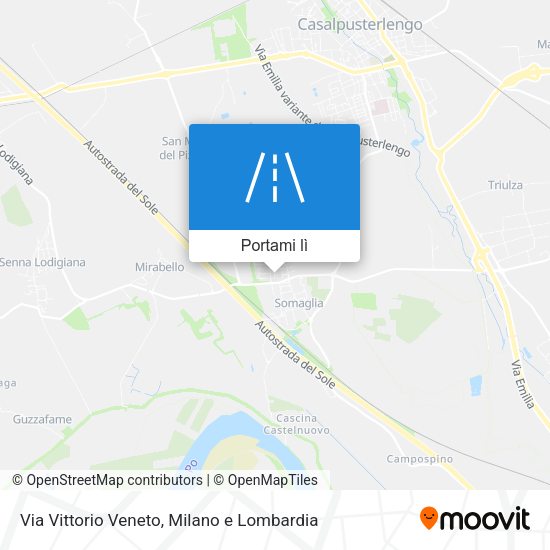 Mappa Via Vittorio Veneto