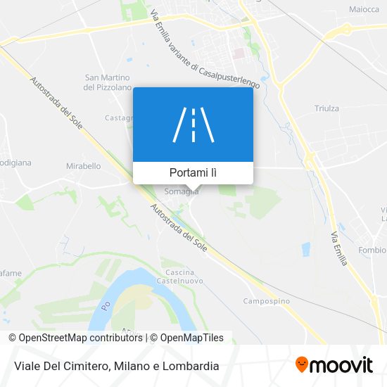 Mappa Viale Del Cimitero