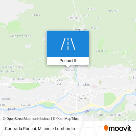 Mappa Contrada Ronchi