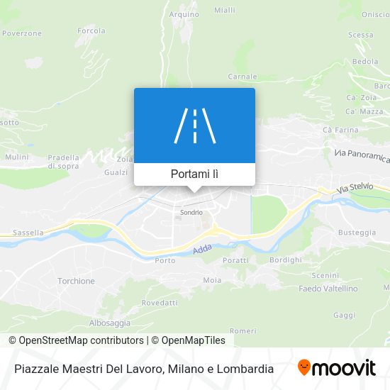 Mappa Piazzale Maestri Del Lavoro
