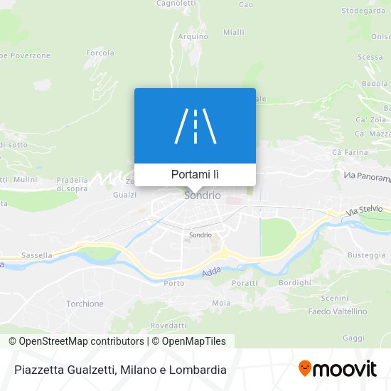Mappa Piazzetta Gualzetti