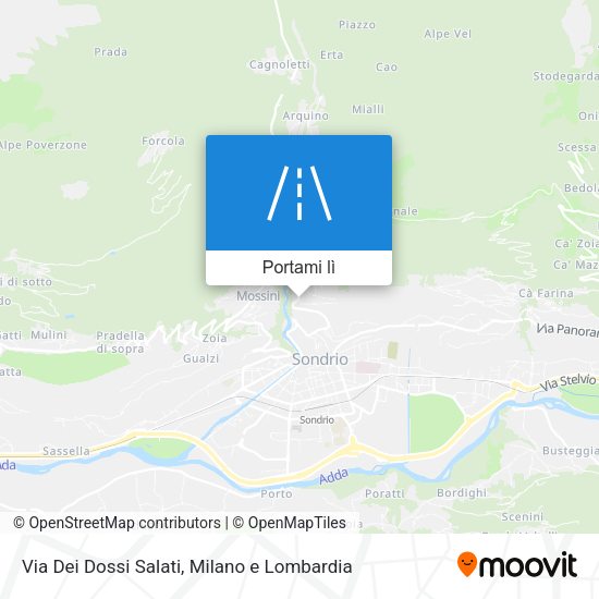 Mappa Via Dei Dossi Salati