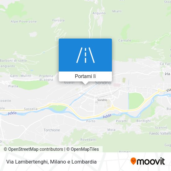 Mappa Via Lambertenghi