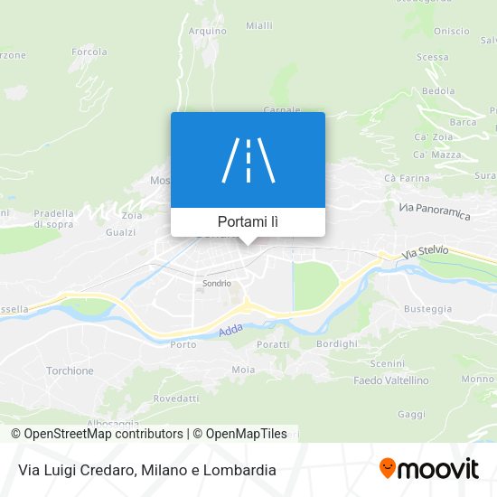 Mappa Via Luigi Credaro