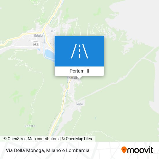 Mappa Via Della Monega
